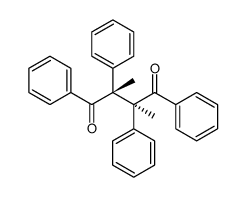 1,4-Butanedione, 2,3-dimethyl-1,2,3,4-tetraphenyl-, (R*,S*) Structure