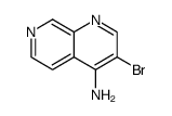 1,7-Naphthyridin-4-amine,3-bromo-(9CI)结构式