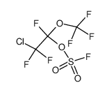 1-trifluoromethoxy-2-chlorotrifluoroethyl fluorosulfate结构式