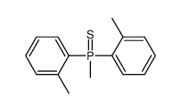 methyl-bis(2-methylphenyl)-sulfanylidene-λ5-phosphane结构式