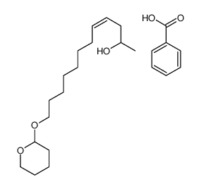 benzoic acid,12-(oxan-2-yloxy)dodec-4-en-2-ol结构式