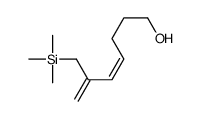 6-(trimethylsilylmethyl)hepta-4,6-dien-1-ol Structure