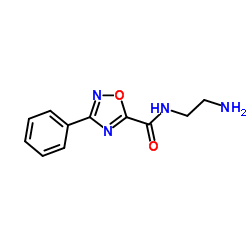 N-(2-Aminoethyl)-3-phenyl-1,2,4-oxadiazole-5-carboxamide结构式