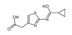 2-[2-(cyclopropanecarbonylamino)-1,3-thiazol-4-yl]acetic acid图片