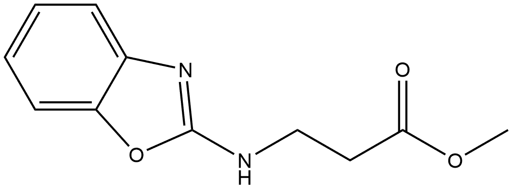 methyl 3-[(1,3-benzoxazol-2-yl)amino]propanoate Structure