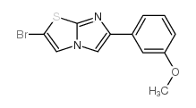 2-bromo-6-(3-methoxyphenyl)imidazo[2,1-b][1,3]thiazole结构式