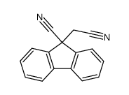 9-Cyan-9-cyanmethyl-fluorenon Structure