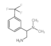 N,N-dimethyl-1-[3-(trifluoromethyl)phenyl]ethane-1,2-diamine结构式