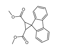 2,3-dicarbomethoxy spirocyclopropane-1,9'-fluorene结构式