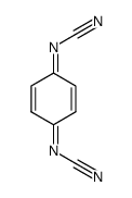 N,N'-Dicyano-1,4-benzoquinonediimine结构式