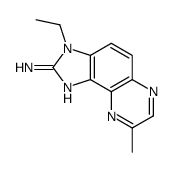 3-ethyl-8-methylimidazo[4,5-f]quinoxalin-2-amine结构式