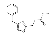 methyl 3-(3-benzyl-1,2,4-oxadiazol-5-yl)propanoate Structure