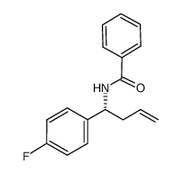 N-((R)-1-(4-fluorophenyl)but-3-enyl)benzamide结构式