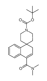 tert-butyl 4-(dimethylcarbamoyl)-2H-spiro[naphthalene-1,4'-piperidine]-1'-carboxylate结构式