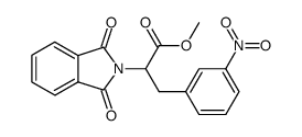 3-nitro-N,N-phthaloyl-phenylalanine-methyl ester Structure