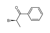 1-Propanone, 2-bromo-1-phenyl-, (S)- (9CI) structure