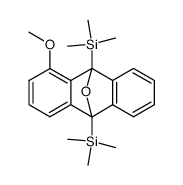 9,10-bis(trimethylsilyl)-9,10-dihydro-9,10-epoxy-1-methoxyanthracene结构式