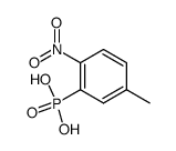 <6-Nitro-m-tolyl>-phosphonsaeure结构式