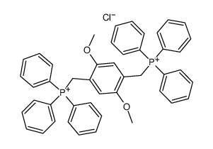 1,4-bis(triphenylphosphoniomethyl)-2,5-dimethoxybenzene dichloride结构式