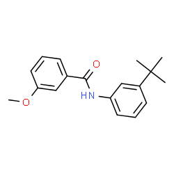 Benzamide, N-[3-(1,1-dimethylethyl)phenyl]-3-methoxy- Structure