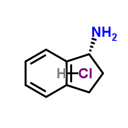 (R)-(-)-1-Aminoindanehydrochloride Structure