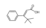 (E)-4,4-dimethyl-3-phenyl-2-pentenoic acid Structure