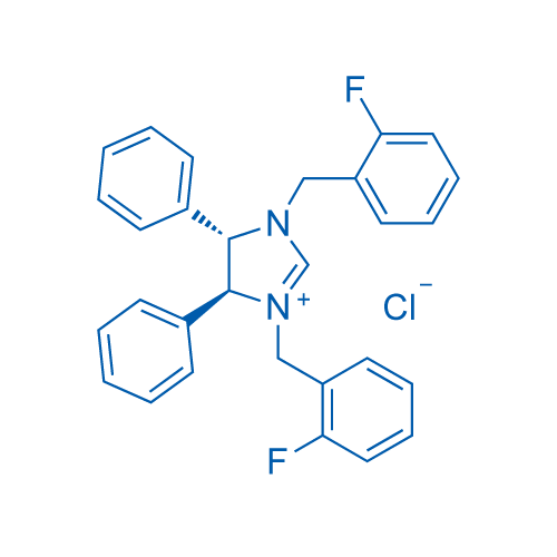 (4S,5S)-1,3-双(2-氟苄基)-4,5-二苯基-4,5-二氢-1H-咪唑-3-鎓 氯化物图片