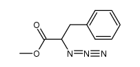 2-Azido-3-phenylpropionsaeure-methylester Structure