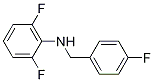2,6-二氟-N-(4-氟苄基)苯胺结构式