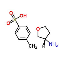(S)-3-氨基四氢呋喃对甲苯磺酸盐结构式