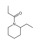 1-propionyl-2-ethylpiperidine Structure