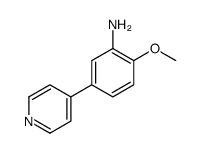 γ-(3-amino-4-methoxyphenyl)pyridine Structure