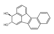 trans-4,5-dihydro-4,5-dihydroxybenzo[j]fluoranthene结构式