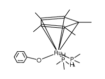 (η5-C5Me5)(PMe3)2Ru(OPh)结构式