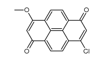 3-methoxy-8-chloro-1,6-pyrenequinone结构式