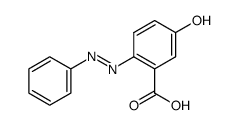 2-(4-hydroxyphenylazo)benzoic acid结构式