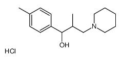 2-methyl-1-(4-methylphenyl)-3-piperidin-1-ylpropan-1-ol,hydrochloride Structure