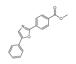 2-(4-Carbomethoxyphenyl)-5-phenyloxazole结构式