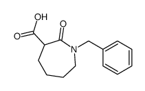 1-benzyl-2-oxoazepane-3-carboxylic acid Structure