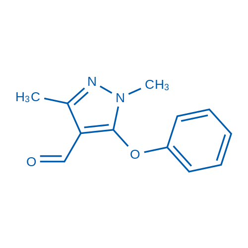 1,3-二甲基-5-苯氧基-4-醛基吡唑图片