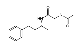 2-ethanamido-N-(4-phenylbutan-2-yl)ethanamide结构式