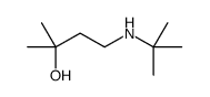 4-(tert-butylamino)-2-methylbutan-2-ol结构式