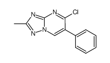 5-chloro-2-methyl-6-phenyl[1,2,4]triazolo[1,5-a]pyrimidine结构式
