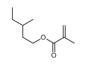 3-methylpentyl 2-methylprop-2-enoate结构式
