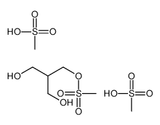 [3-hydroxy-2-(hydroxymethyl)propyl] methanesulfonate,methanesulfonic acid Structure