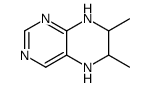 5,6,7,8-tetrahydro-6,7-dimethylpteridine structure