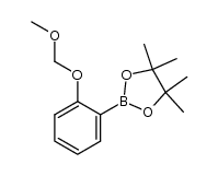 4,4,5,5-tetramethyl-2-(2-{[(methyloxy)methyl]oxy}phenyl)-1,3,2-dioxaborolane Structure