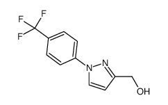 {1-[4-(trifluoromethyl)phenyl]-1H-pyrazol-3-yl}-methanol Structure