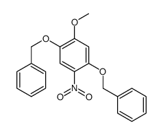 1-methoxy-4-nitro-2,5-bis(phenylmethoxy)benzene Structure