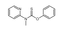 phenyl N-methyl-N-(2-pyridyl)thionocarbamate Structure